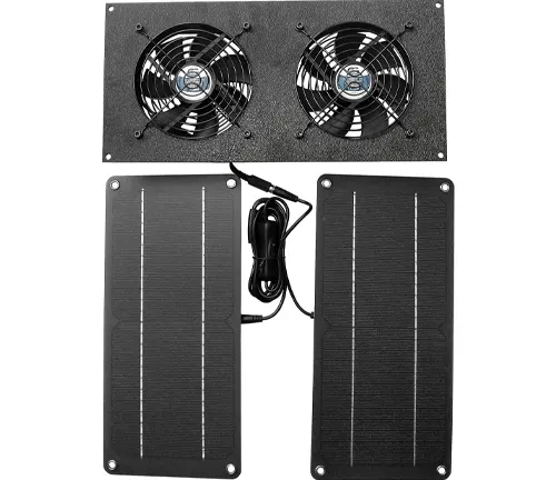 Coolerguys Solar-Powered Exhaust Fan