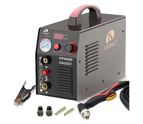 Lotos LTP5000D plasma cutter with accessories and digital display