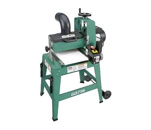 A 500x432 PNG image of a Grizzly G0716 10-inch 1 HP Drum Sander