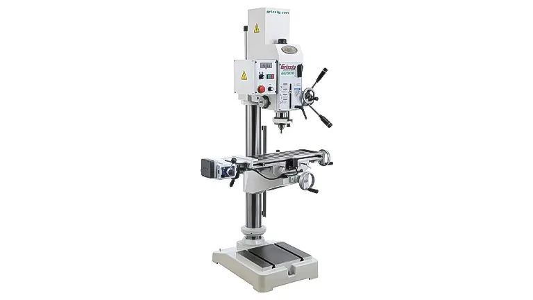 Grizzly G0808-20-3/4" Gearhead Drill Press with a cross-slide table