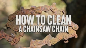 How To Clean A Chainsaw Chain