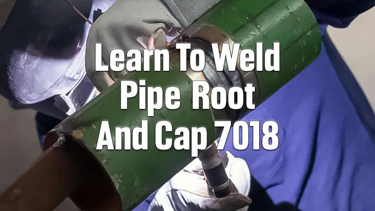 How to Weld Pipe Root & Cap with 7018: Easy to Follow