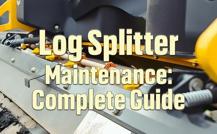 Log Splitter Maintenance: Complete Guide