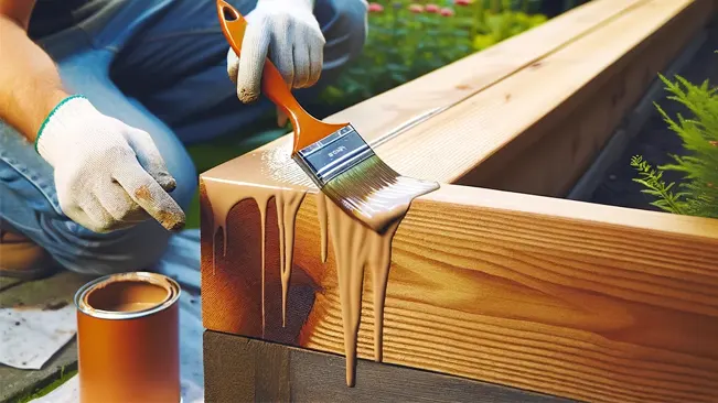 Maximizing the Lifespan: How Long Do Wooden Garden Beds Really Last-putting sealant on wooden beds