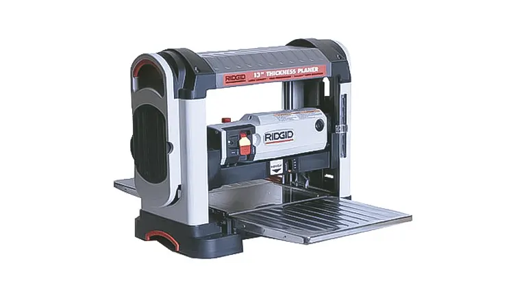 RIDGID TP1300 13-inch thickness planer on a white background