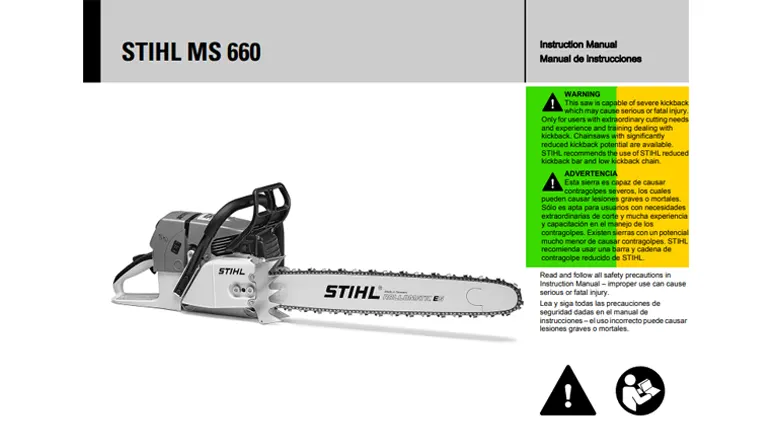 STIHL 660 Manual