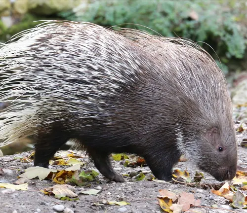 Indian Crested Porcupin
 (Hystrix indica)