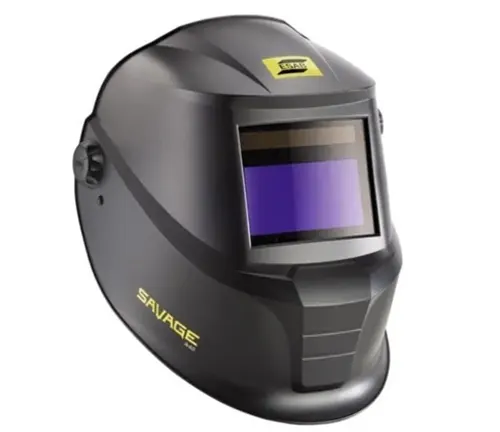 ESAB Savage A40 Air welding helmet on a white background.