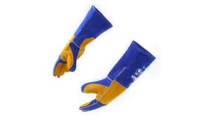 RAPICCA Welding Gloves Fire Heat Resistant: Blue 16IN 932℉