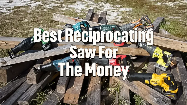 Best Reciprocating Saw for the Money