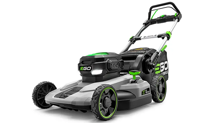 Best Lawn Mower for the Money 2024 - EGO Power+ 21-Inch Self-Propelled Mower on a white background