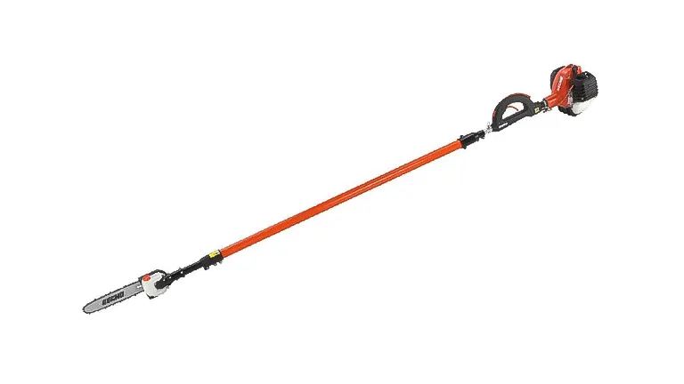 Orange Echo X Series PPT-2620 pole saw with a 25.4cc engine and extended shaft