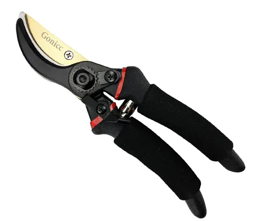 An image of Gonicc 8" Professional Premium Titanium Bypass Pruning Shears (GPPS-1003)