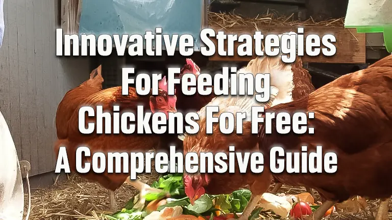 Creative Ways to Feed Your Chickens at No Cost: Sustainable Strategies