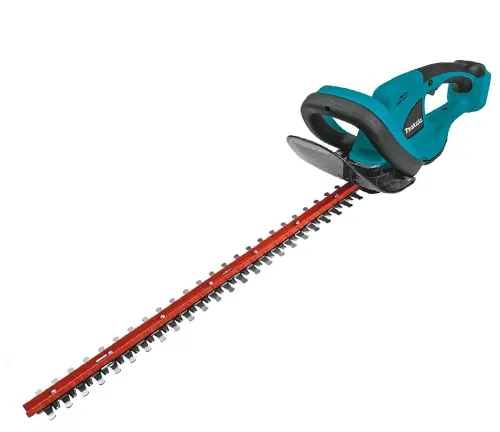 Makita XHU02Z 18V LXT Lithium-Ion Cordless Hedge Trimmer on a white background