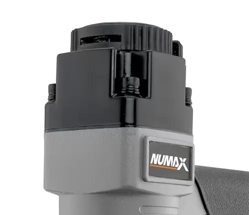 Adjustable Exhaust of NuMax SFN64 Straight Finish Nailer 16 Gauge