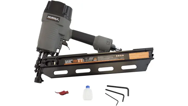 Image of NuMax SFR2190 Pneumatic Framing Nailer and other tools