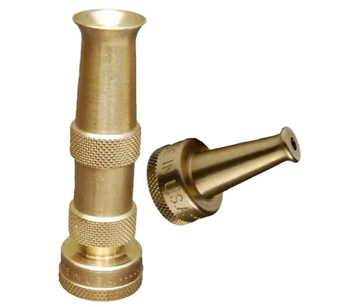 Nysist Solid Brass Hose Nozzle on a white background