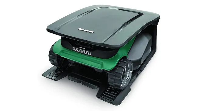 front view of a Robomow RS630 Robotic Mower