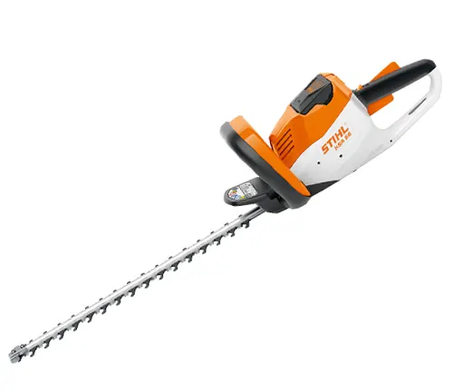 STIHL HSA 56 Cordless Hedge Trimmer on a white background