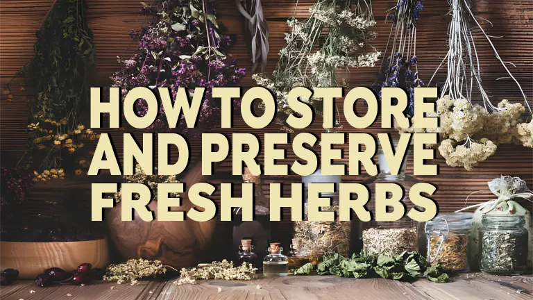 How to Store and Preserve Fresh Herbs