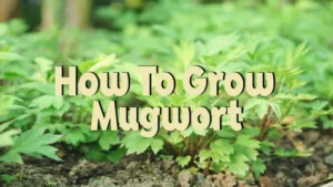 how to grow mugwort
