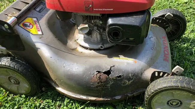 Rusty lawn mower