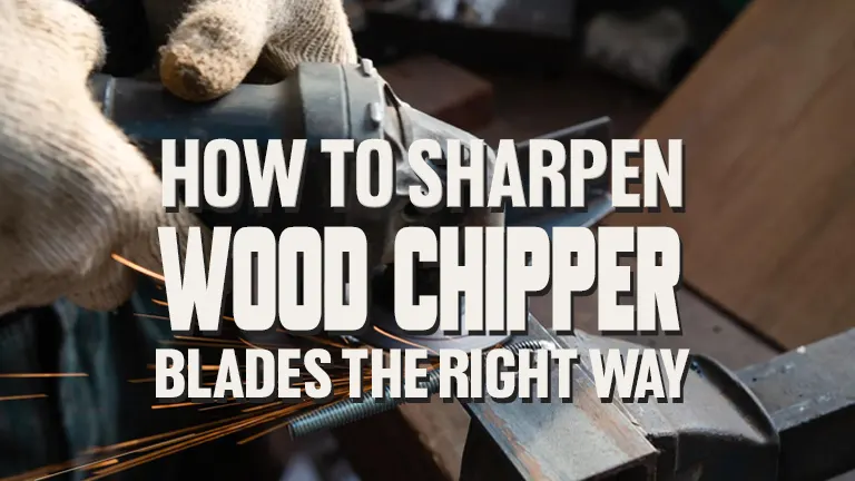How to Sharpen Wood Chipper Blades: Swiftly Enhance Cutting Power
