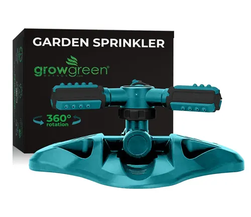 Best Lawn Sprinklers For the Money 2024 GrowGreen Rotating Lawn Sprinkler