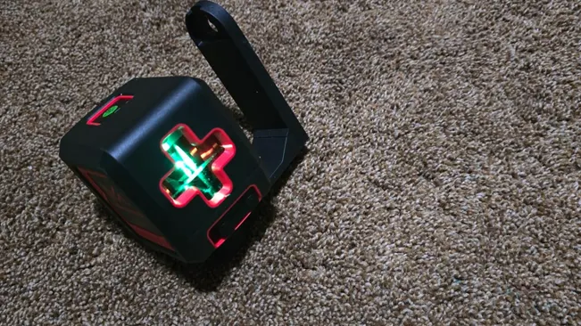 Laser Level Motovera on a carpet