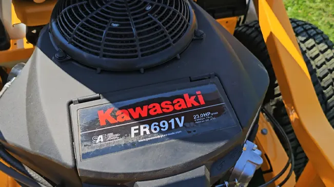Kawasaki FR691V 23.0HP engine on machine