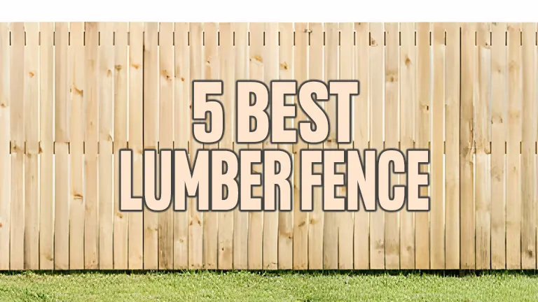 5 Best Fence Lumber