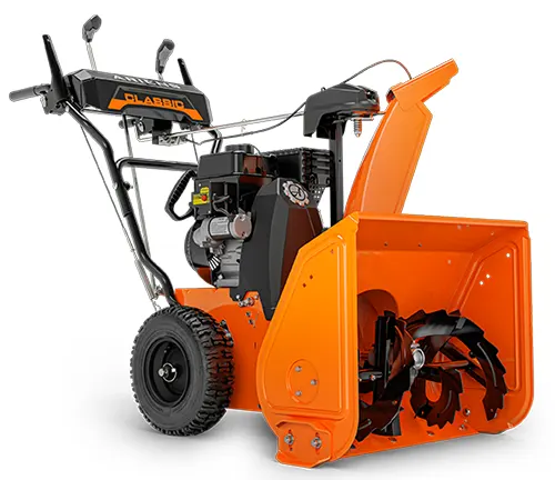 Ariens Classic Snow Blower on a white background