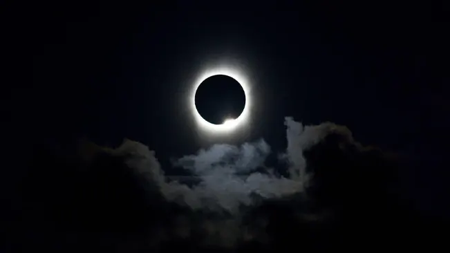 Total Solar Eclipse at 21 July 2009, Aitutaki Atoll, Cook Islands