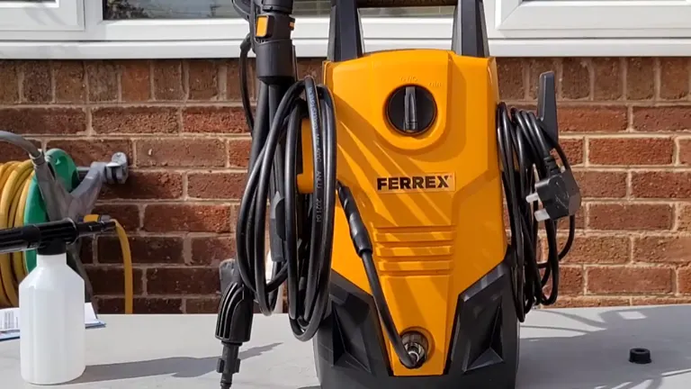 Ferrex Electric Pressure Washer sitting in the table and it is ready and ready to use