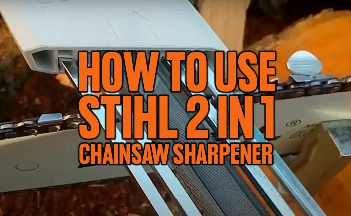 How To Use STIHL 2 in 1 Chainsaw Sharpener