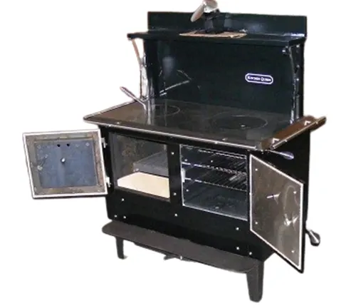 Kitchen Queen 380 Wood Cook Stove on a white background