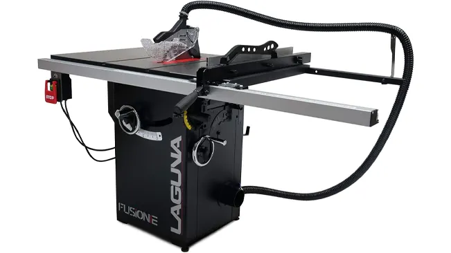 Laguna Fusion F2 Table Saw with precision fence and dust collection system
