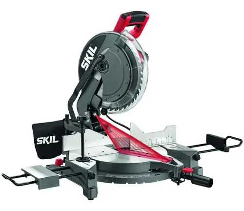 SKIL 3821-01 12-Inch Quick Mount Compound Miter Saw with Laser on a white background