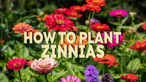 how to plant zinnias