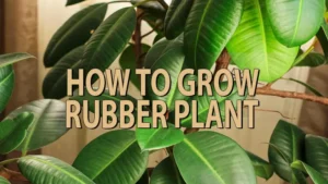 how to grow rubber plant