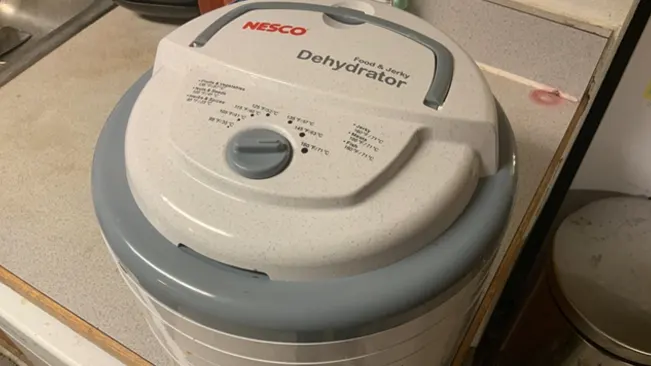 Nesco dehydrator with food trays