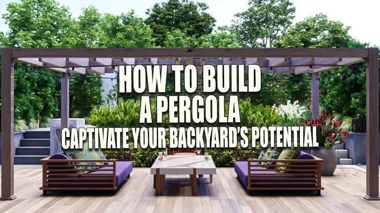 How to Build a Pergola: Captivate Your Backyard's Potential