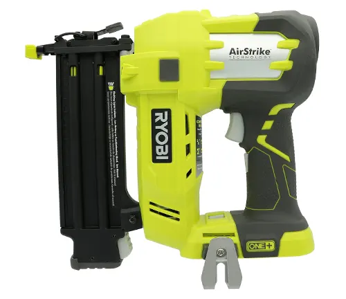 Ryobi P320 Airstrike Brad Nailer on a white background