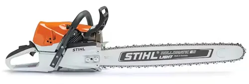 STIHL MS 462 Chainsaw on a white background