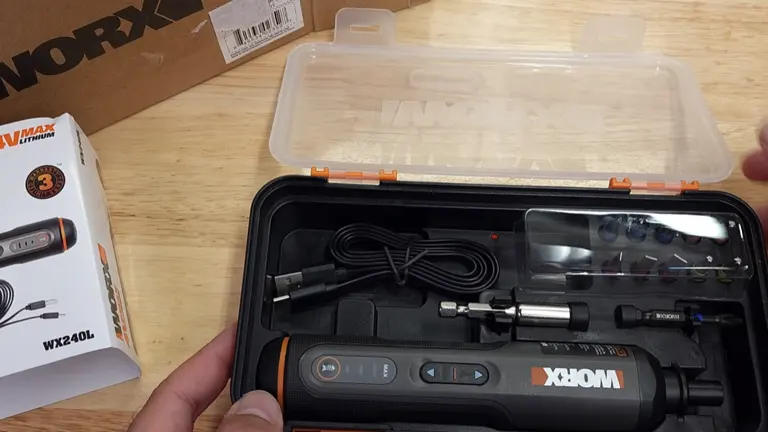 WORX 4V 3-Speed Cordless Screwdriver unboxing