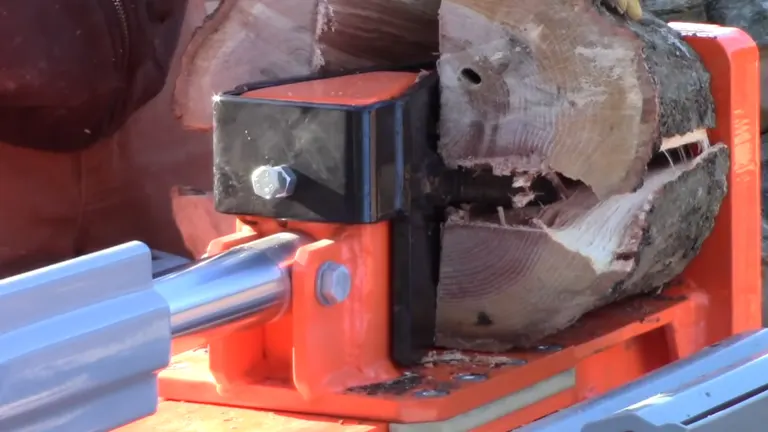 Yardmax 35 Ton Log Splitter 4 way splitter