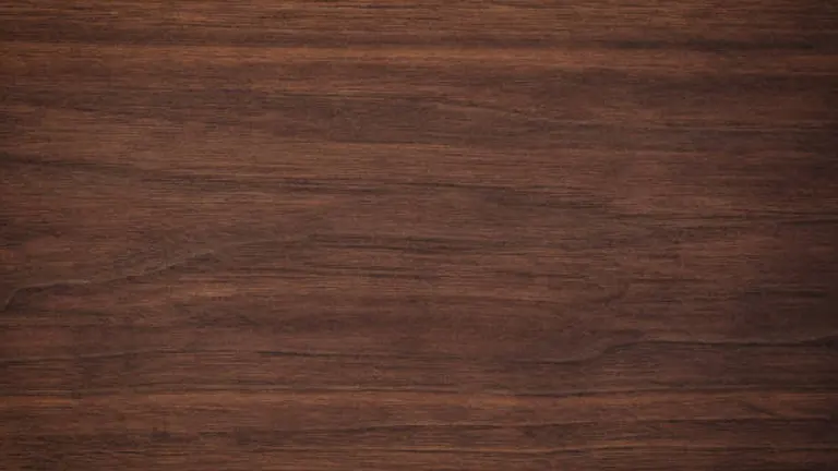 Close-up of dark brown wood grain texture.
