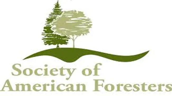 Logo of the Society of American Foresters, representing forestry professionals.
