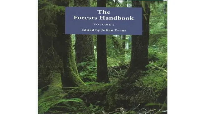 Cover of 'The Forests Handbook' Volume 2, edited by Julian Evans.